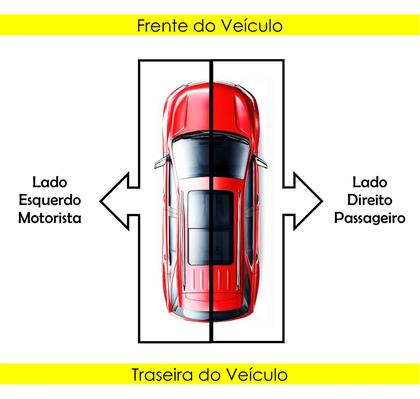 Imagem de Farol Golf 1999 00 01 02 03 04 05 06 Máscara Negra Esquerdo