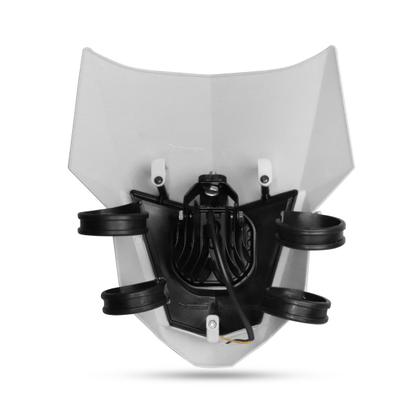 Imagem de Farol Led Branco Amarelo 40W C/ Carenagem Biker Crf 250f Xr 250 Tornado Ttr 230