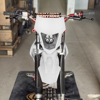 Imagem de Farol Led Branco Amarelo 40W C/ Carenagem Biker Crf 250f Xr 250 Tornado Ttr 230