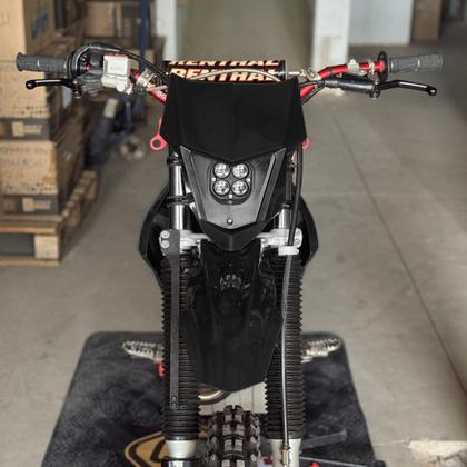 Imagem de Farol Led Branco Amarelo 40W C/ Carenagem Biker Crf 250f Xr 250 Tornado Ttr 230