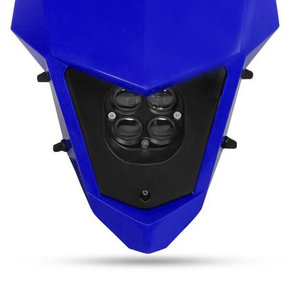 Imagem de Farol Led Branco Amarelo 40W C/ Carenagem Biker Crf 250f Xr 250 Tornado Ttr 230