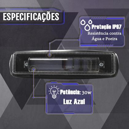 Imagem de Farol Linear Blue Zone Led Azul Segurança Empilhadeira Nr11