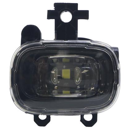 Imagem de Farol Milha Auxiliar Kicks 2021 2022 2023 2024 Led Lente Lisa Acrílico Carcaça Preta