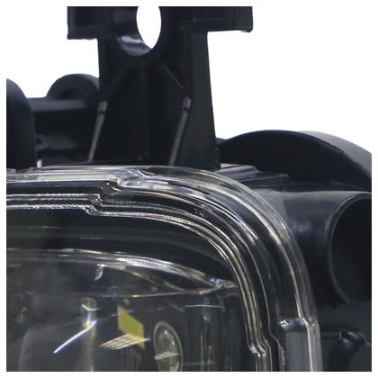Imagem de Farol Milha Auxiliar Kicks 2021 2022 2023 2024 Led Lente Lisa Acrílico Carcaça Preta