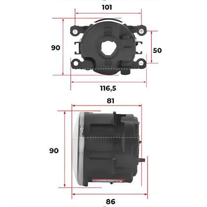 Imagem de Farol Milha Citroen C3 Picasso 2013 2014 2015