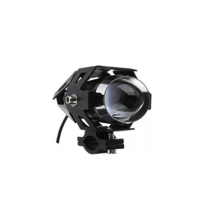 Imagem de Farol Moto Auxiliar Led Branca Modo Aceso Strobo 12v 30W 6000k KP-MT03