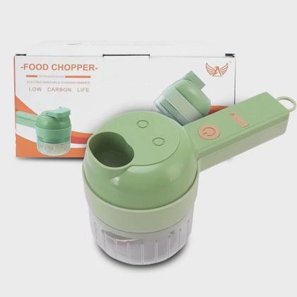 Imagem de Fatiador cortador de legumes elétrico ralador multifuncional