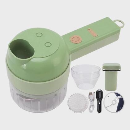 Imagem de Fatiador cortador de legumes elétrico ralador multifuncional