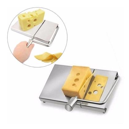 Imagem de Fatiador cortador fio aço inox multifuncional queijo manual mimo - MIMO_STYLE