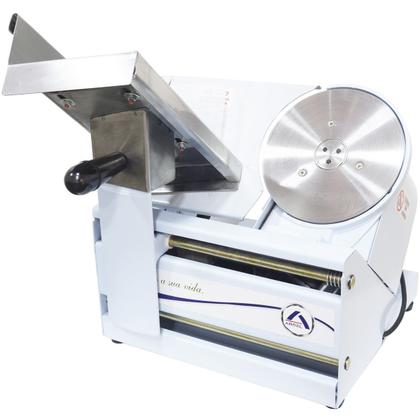 Imagem de Fatiador Cortador Frios Elétrico Lâmina Inox 170mm Ajuste Espessura Bivolt Arbel 178 MC 4.0 Branco