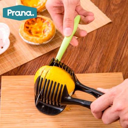 Imagem de Fatiador Cortador Pinça Pegador Legumes Frutas Cebola Prana