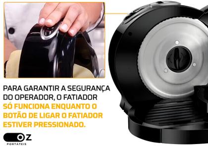 Imagem de Fatiador De Alimentos Frios 3 Velocidades 110v Fatias Finas