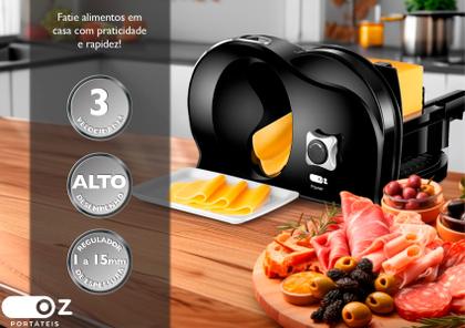 Imagem de Fatiador De Alimentos Frios 3 Velocidades 110v Fatias Finas