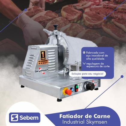 Imagem de Fatiador de Carnes Inox Disco 350mm Skymsen