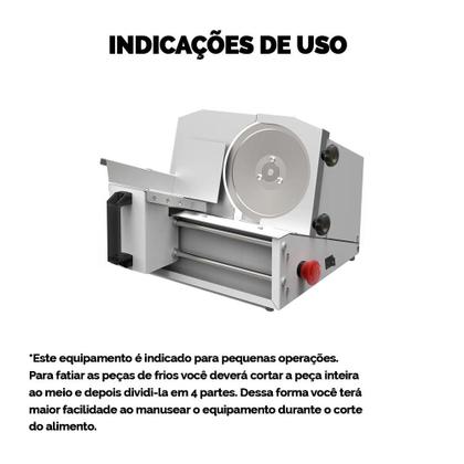 Imagem de Fatiador de Frios Semi Automático Saro 1/3cv 200mm Bivolt