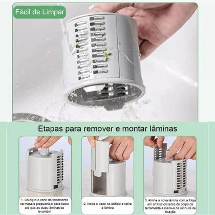 Imagem de Fatiador de Queijo e Frios com Cortador de Leguminosas e Verduras