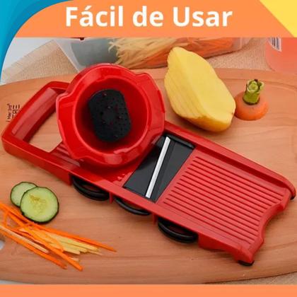 Imagem de Fatiador de Vegetais e Frutas Inox Ajustável
