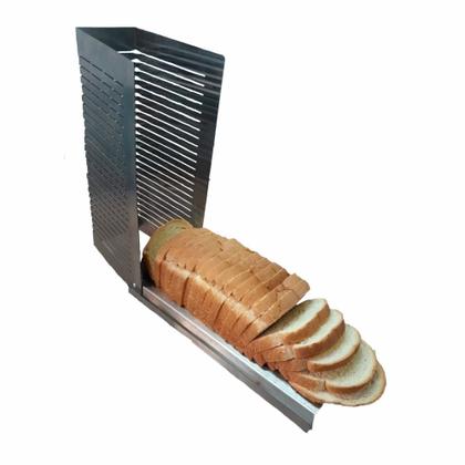 Imagem de Fatiador e Moldador de Pão de Forma Manual em Inox Cortes Precisos com Qualidade Sebem