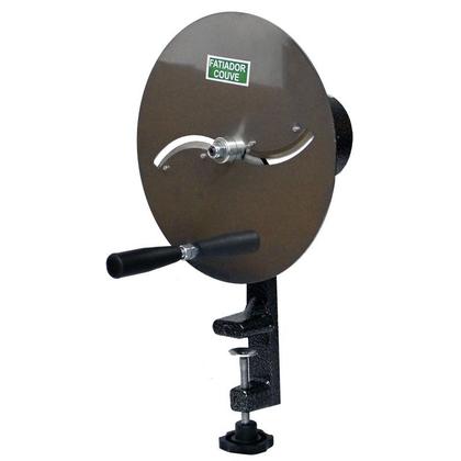 Imagem de Fatiador Picador Manual de Folhas Hortaliças Couve Repolho Cenoura Legumes Vitalex FCI Inox
