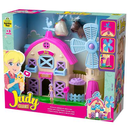 Imagem de Fazendinha da Judy Brinquedo Infantil Boneca Celeiro Animais
