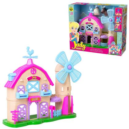 Imagem de Fazendinha da Judy Brinquedo Infantil Boneca Celeiro Animais
