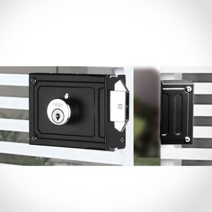 Imagem de Fech. Sobrepor  Lingueta Asa de Avião p/ portão Correr 0337