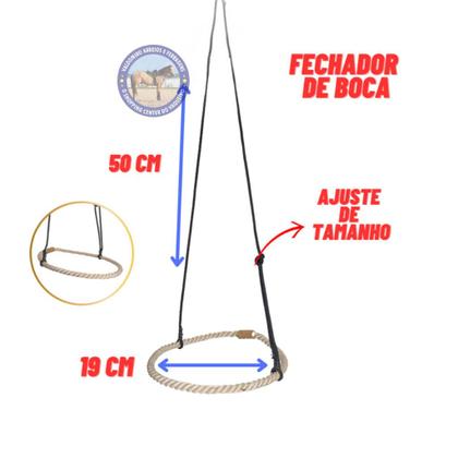 Imagem de Fechador de boca de cavalo e Èguas corda e nylon