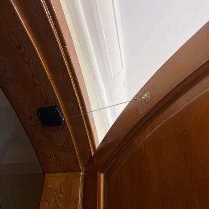 Imagem de Fechador De Porta Automático Porta Mola Aérea Cabo Retrátil
