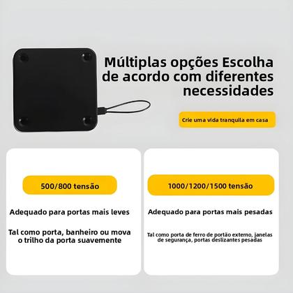 Imagem de Fechador De Porta Automático Silencioso Com Cordão Para Portas Deslizantes Escritório Banheiro