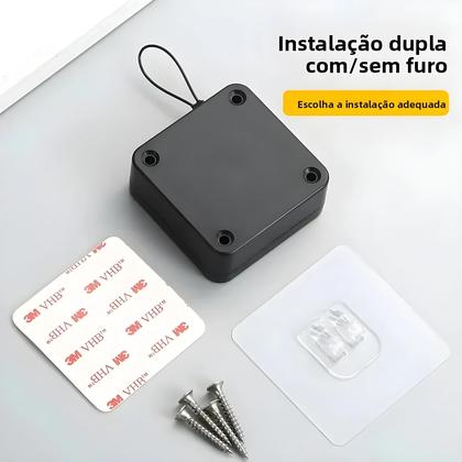Imagem de Fechador De Porta Automático Silencioso Com Cordão Para Portas Deslizantes Escritório Banheiro
