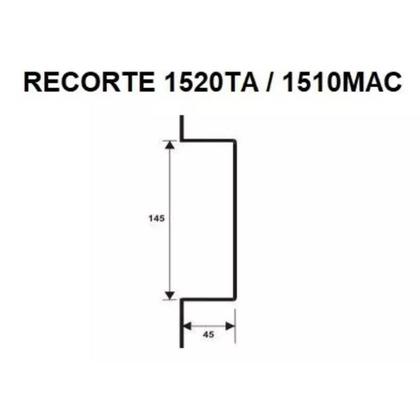 Imagem de Fechadura 1520ta porta vidro maçaneta preto fosco 3f 3080