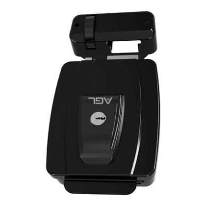 Imagem de Fechadura AGL AL100, Externa, 12V, Cilindro Ajustável, IP65, Preto