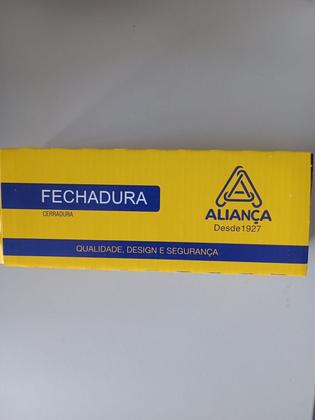 Imagem de Fechadura Aliança Externa 2600/11 Inox Premium 40mm Madeira