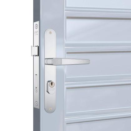 Imagem de Fechadura Auma Stam 601/03 Externa Estreita Inox