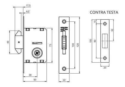 Imagem de Fechadura Aux. Tetra 430bp / Cr-ed-p