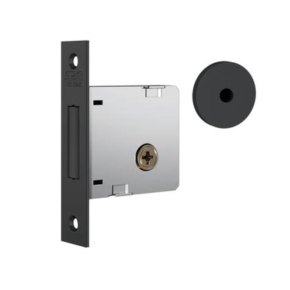 Imagem de Fechadura Auxiliar Tetra Preto Fosco 1004 Stam