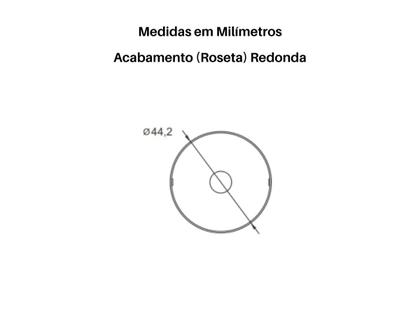 Imagem de Fechadura Auxiliar Trava de Segurança Tetra Stam 1004 Roseta Redonda