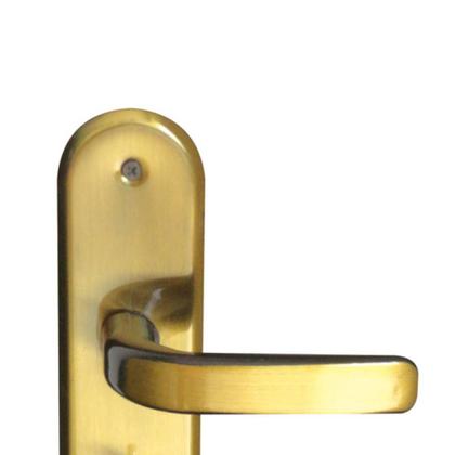 Imagem de Fechadura Banheiro MG Stilo Alavanca Bronze Latonado