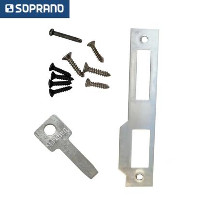 Imagem de Fechadura banheiro reta ipanema preto esp27 40x53 soprano