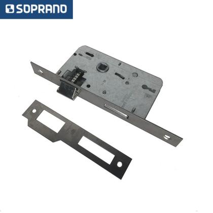 Imagem de Fechadura banheiro reta ipanema preto esp27 40x53 soprano