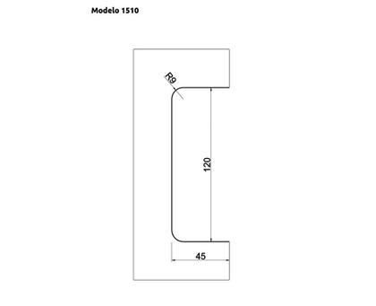 Imagem de Fechadura Blindex Arouca Porta Correr Vidro C/ Vidro Cromada