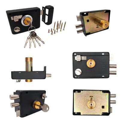 Imagem de Fechadura Chave Tetra de Sobrepor c/ Trava Anti-Furto Alta Segurança