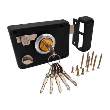 Imagem de Fechadura Chave Tetra de Sobrepor c/ Trava Anti-Furto Alta Segurança