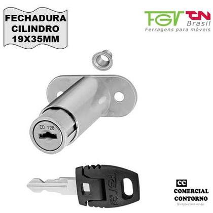 Imagem de Fechadura Cilindro de Pressão 19x35 mm FGVTN