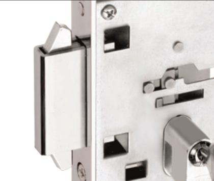 Imagem de Fechadura Correr Bico Duplo Expansiva WC Imab 2441 Cromada