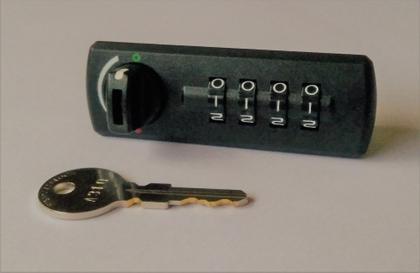 Imagem de Fechadura de combinação mecânica - conjunto com 2 peças