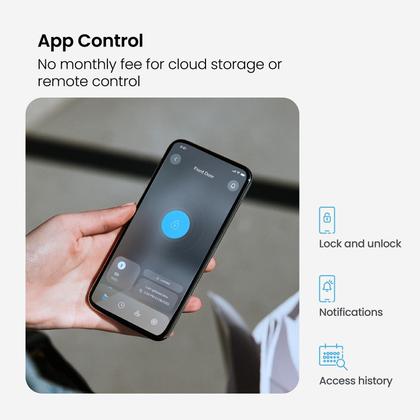 Imagem de Fechadura de porta inteligente Lockly Secure Plus Fechadura de entrada sem chave