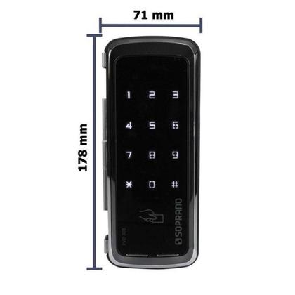 Imagem de Fechadura De Sobrepor Digital Soprano FVD301 Touch Screen Preta