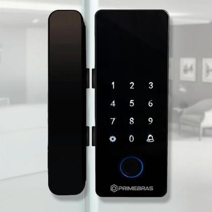 Imagem de Fechadura Digital Athenas Bluetooth Porta de Vidro Primebras