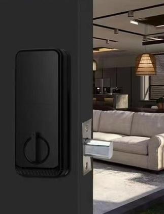 Imagem de Fechadura Digital Biométrica Beluni Black Pivotante 437 Bluetooth Smart TTLock